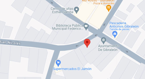 plano registro civil y Juzgado de paz Gibraleón Huelva